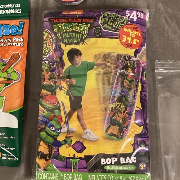 NWT Teenage Mutant Ninja Turtles Toy Gift Bundle- 9pc. - Picture 10 of 16